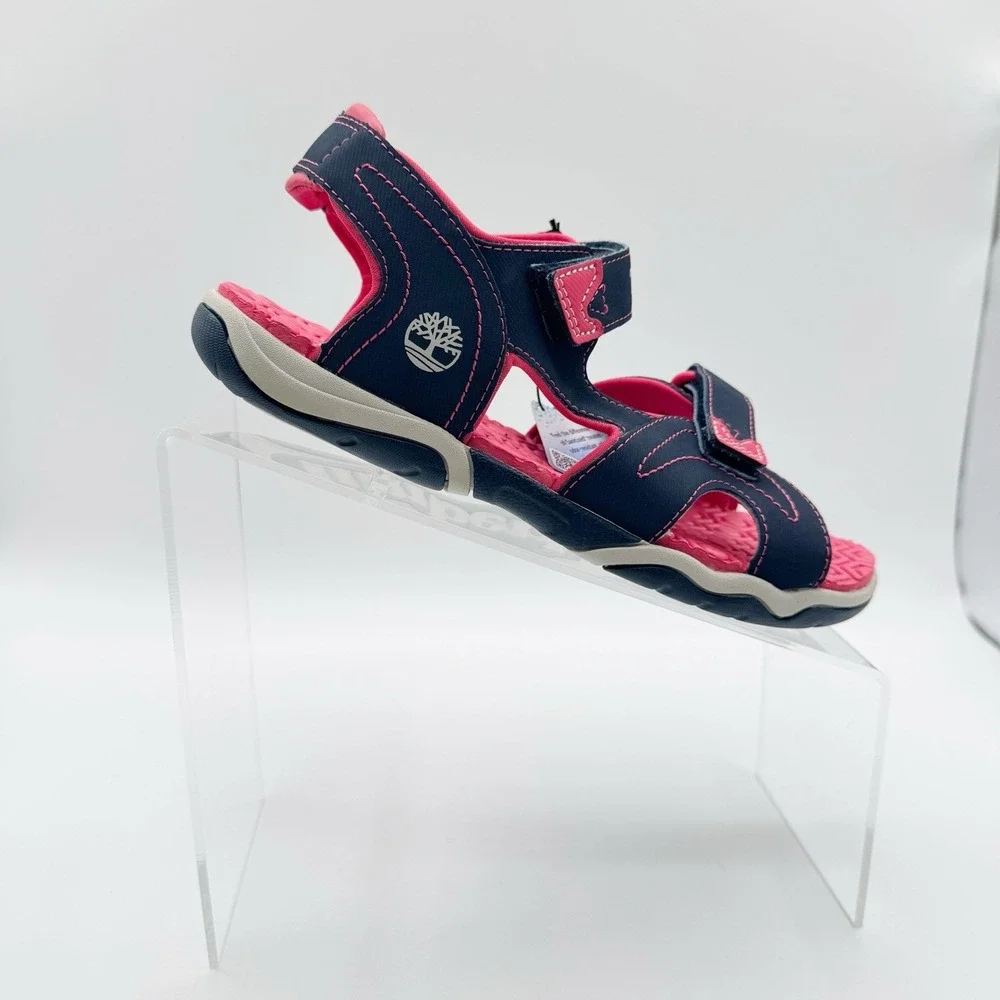 Timberland Adventure Seeker Strap Sandal Girls Navy Pink Size 5 Kids